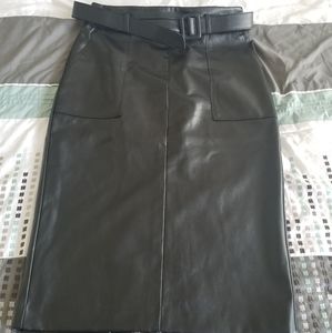 NY& Co Vegan leather skirt.